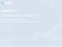 Tablet Screenshot of cybertact.com